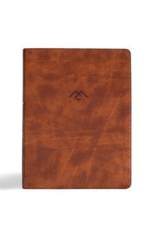 CSB Men of Character Bible, Revised and Updated, Brown LeatherTouch, Black Letter, Articles, Character Profiles, Videos, Cross-References, Easy-to-Read Bible Serif Type