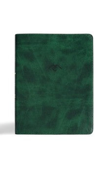 CSB Men of Character Bible, Revised and Updated, Forest LeatherTouch, Black Letter, Articles, Character Profiles, Videos, Cross-References, Easy-to-Read Bible Serif Type