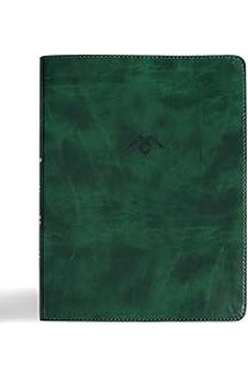 CSB Men of Character Bible, Revised and Updated, Forest LeatherTouch, Indexed, Black Letter, Articles, Character Profiles, Videos, Cross-References, Easy-to-Read Bible Serif Type