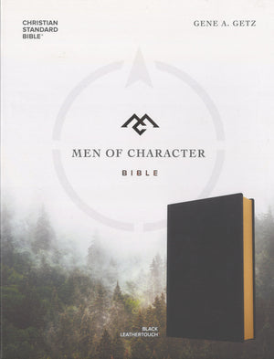 CSB Men of Character Bible Promise Keepers Black LeatherTouch