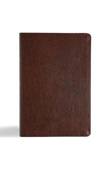 CSB Oswald Chambers Bible, Brown Bonded Leather, Full My Utmost for His Highest Devotional, Easy-to-Read Bible Serif Type