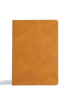 CSB Super Giant Print Reference Bible, Digital Study Edition, Camel SuedeSoft LeatherTouch, Red Letter, Easy-to-Read Bible Serif Type