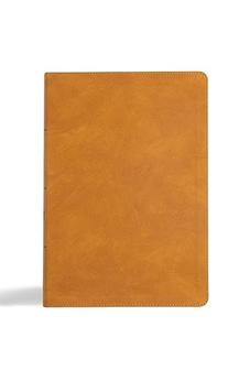 CSB Super Giant Print Reference Bible, Digital Study Edition, Camel SuedeSoft LeatherTouch, Indexed, Red Letter, Presentation Page, Sewn Binding, Full-Color Maps, Easy-to-Read Bible Serif Type