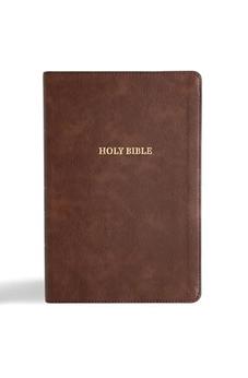 CSB Grace Bible, Brown LeatherTouch, Large Print, Dyslexia-Friendly, Inclusive Grace Typeface