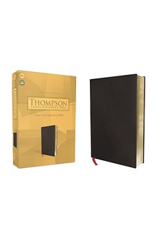 KJV Thompson Chain-Reference Bible, Bonded Leather, Black, Red Letter 9780310459927