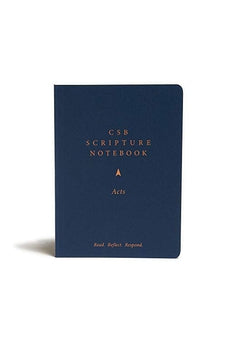 CSB Scripture Notebook, Acts: Read. Reflect. Respond. 9781087722559