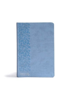 CSB (in)courage Devotional Bible Blue LeatherTouch Indexed