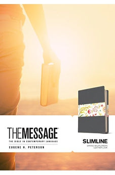 The Message Slimline (Leather-Look, Spring Wildflowers): The Bible in Contemporary Language 9781641581240