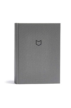 CSB He Reads Truth Bible Charcoal Cloth Over Board