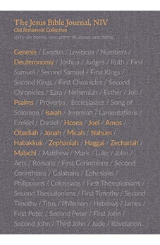 Bible Journal, NIV The Jesus Bible - Comfort Print, Old Testament Collection, 5-Volume Boxed Set