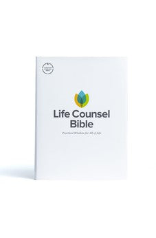 CSB Life Counsel Bible, Hardcover, Black Letter, Articles, Word Studies, Quotes, Cross-References, Easy-to-Read Bible Serif Type 9781087773131
