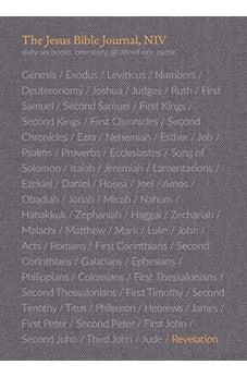 NIV The Jesus Bible Journal, Revelation, Paperback, Comfort Print