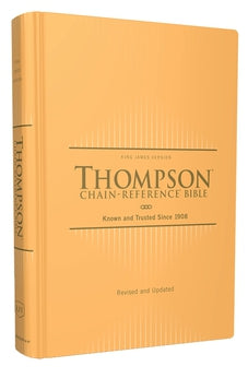 KJV Thompson Chain-Reference Bible, Hardcover, Yellow Gold, Red Letter, Comfort Print 9780310459217