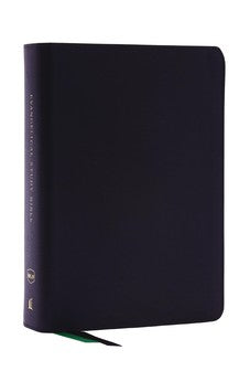 Evangelical Study Bible: Christ-centered. Faith-building. Mission-focused. (NKJV, Black Bonded Leather, Red Letter, Large Comfort Print)