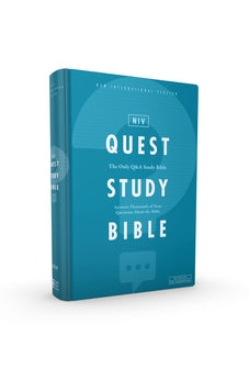 NIV Quest Study Bible Hardcover Comfort Print 9780310450818