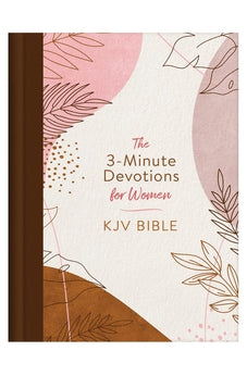 3-Minute Devotions for Women KJV Bible [Rose & Copper Florets] 9781636093093