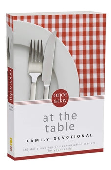 Once-A-Day At the Table Family Devotional: 365 Daily Readings and Conversation Starters for Your Family 9780310419174