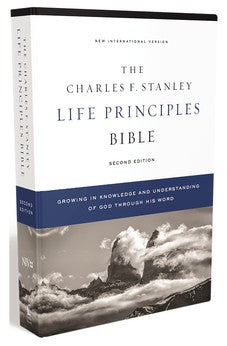 NIV Charles F. Stanley Life Principles Bible, 2nd Edition, Hardcover, Comfort Print