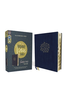 NIV Radiant Virtues Bible: A Beautiful Word Collection, Leathersoft, Navy, Red Letter, Thumb Indexed, Comfort Print