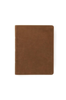 CSB Men of Character Bible, Brown Genuine Leather, Indexed
