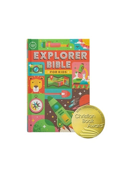 CSB Explorer Bible for Kids, Hardcover, Red Letter, Full-Color Design, Photos, Illustrations, Charts, Videos, Activities, Easy-to-Read Bible Serif Type