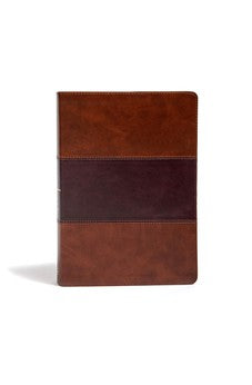 KJV Super Giant Print Reference Bible Saddle Brown LeatherTouch
