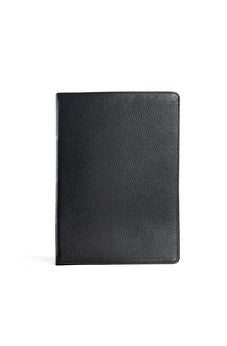 CSB Spurgeon Study Bible, Holman Handcrafted Collection, Black Premium Goatskin, Black Letter, Study Notes and Commentary, Quotes, Sermons Outlines, Easy-to-Read Bible Serif Type