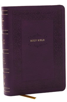 KJV Compact Bible w/ 43,000 Cross References, Purple Leathersoft, Red Letter, Comfort Print 9781400333479