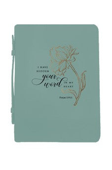 I Have Hidden Your Word Bible Cover Mint XL (22845XL)