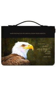 They Will Soar on Wings Bible Cover Black XL (23149XL) 812839023149