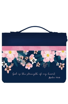 Love the Lord Heart Bible Cover, Navy XL (27116XL)