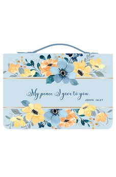 My Peace I Give You Bible Cover Light Blue XL (28601XL) 812839028601