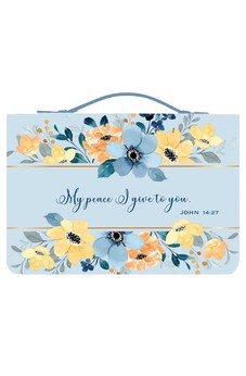 My Peace I Give You Bible Cover Light Blue XL (28601XL)