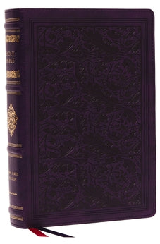 KJV Wide-Margin Reference Bible, Sovereign Collection, Leathersoft, Purple, Red Letter, Comfort Print 9780785295082