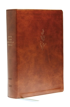 NET Young Women Love God Greatly Bible, Brown Leathersoft, Comfort Print