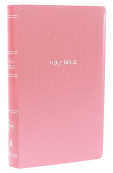 NKJV Gift & Award Bible Leatherlook Pink Red Letter Edition Comfort Print 9780718074876