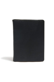 KJV Study Bible Full-Color Black Premium Leather Indexed Red Letter