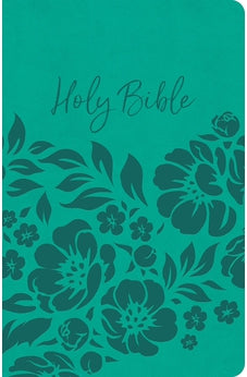 KJV Thinline Bible, Teal LeatherTouch, Value Edition, Red Letter
