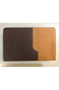 NIV Large Print Chocolate/Amber Soft Leather 9780310429401