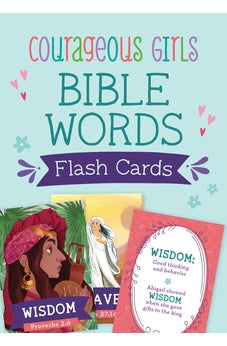 Courageous Girls Bible Words Flash Cards