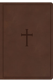 CSB Super Giant Print Reference Bible, Brown LeatherTouch, Indexed, Red Letter, Presentation Page, Cross-References, Full-Color Maps, Easy-to-Read Bible Serif Type