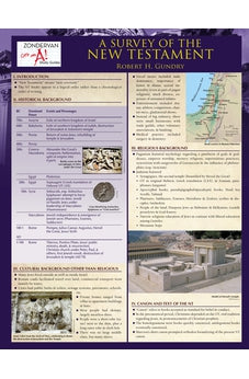 A Survey of the New Testament Laminated Sheet (Zondervan Get an A! Study Guides)