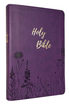 KJV Holy Bible Giant Print Purple Leathersoft