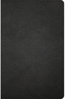 CSB Thinline Reference Bible: Knowing & Doing the Will of God - Black Genuine Leather