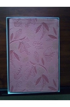NIV Holy Bible Giant Print Pink Leathersoft 9780310632122