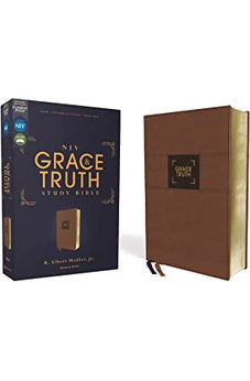 NIV The Grace and Truth Study Bible, Leathersoft, Brown, Red Letter, Comfort Print