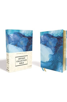 NIV Artisan Collection Bible Cloth over Board Blue Art Gilded Edges Red Letter Comfort Print 9780310454229