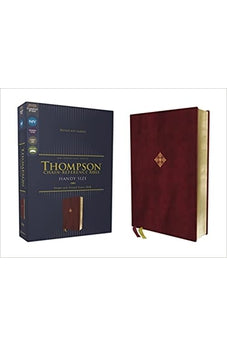 NIV Thompson Chain-Reference Bible, Handy Size, Leathersoft, Burgundy, Red Letter, Comfort Print 9780310459699