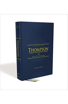NIV Thompson Chain-Reference Bible, Hardcover, Navy, Red Letter, Comfort Print