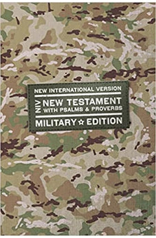 NIV New Testament with Psalms and Proverbs, Military Edition, Compact, Paperback, Military Camo, Comfort Print 9780310461272
